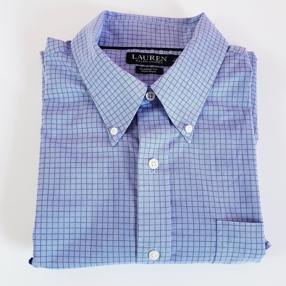 Blue squared shirt Clearance